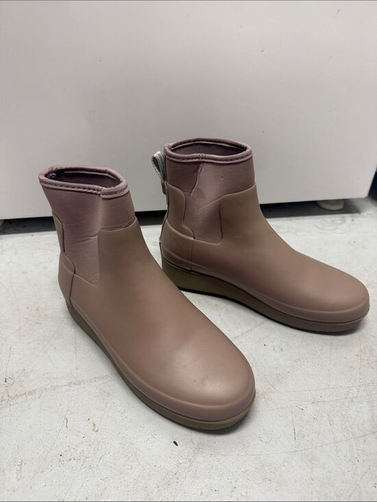 Hunter Shoes - Women’s Waterproof Ankle Rain Boots - Dusty Rose HUNTER - Size 8